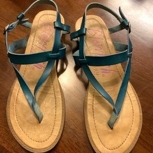 Blowfish Malibu Berg Sandal in Teal